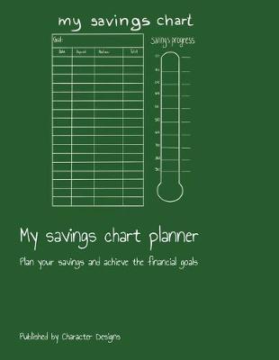 Book cover for My savings chart planner