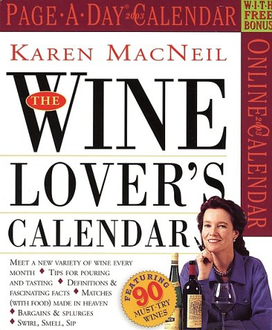 Book cover for Wine Lovers Page-a-Day 2003