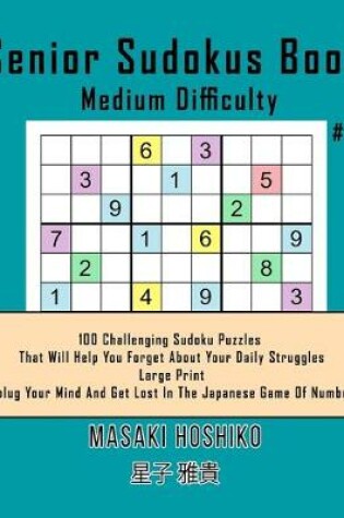 Cover of Senior Sudokus Book Medium Difficulty #7