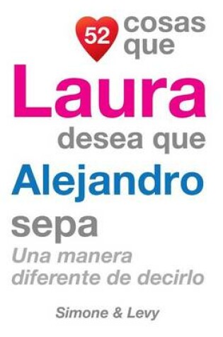 Cover of 52 Cosas Que Laura Desea Que Alejandro Sepa