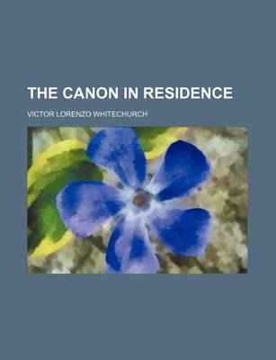 Book cover for The Canon in Residence