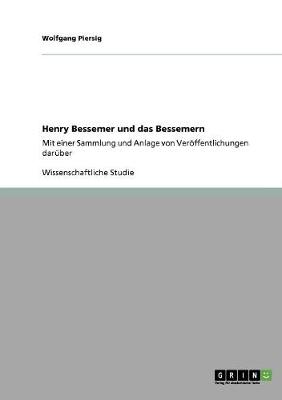 Book cover for Henry Bessemer und das Bessemern