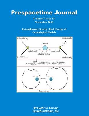 Book cover for Prespacetime Journal Volume 7 Issue 13