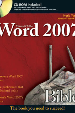 Cover of Microsoft Word 2007 Bible