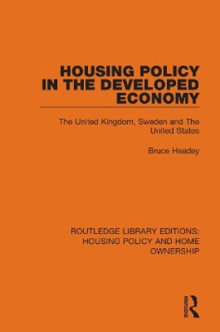 Cover of Housing Policy in the Developed Economy