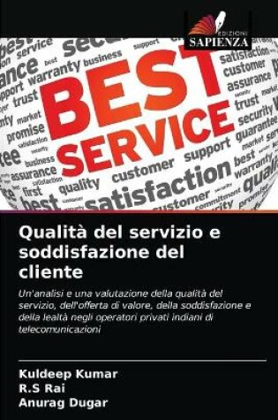 Cover of Qualità del servizio e soddisfazione del cliente