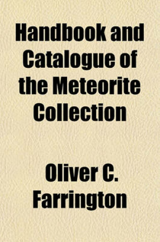 Cover of Handbook and Catalogue of the Meteorite Collection