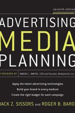 Cover of Advertising Media Planning, Seventh Edition