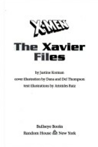 Cover of X-Men: Xavier Files