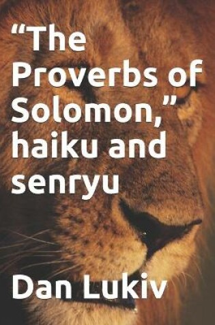 Cover of "The Proverbs of Solomon," haiku and senryu