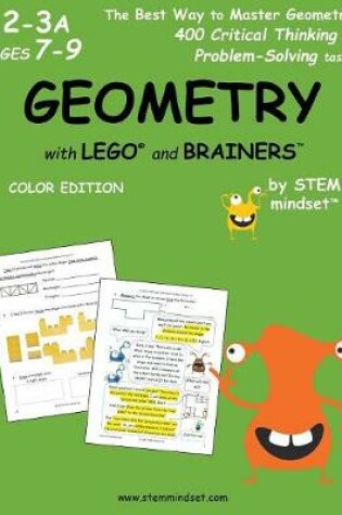 Cover of Geometry with Lego and Brainers Grades 2-3a Ages 7-9 Color Edition