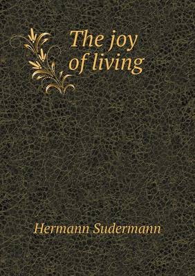 Book cover for The joy of living