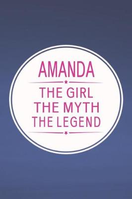 Book cover for Amanda the Girl the Myth the Legend