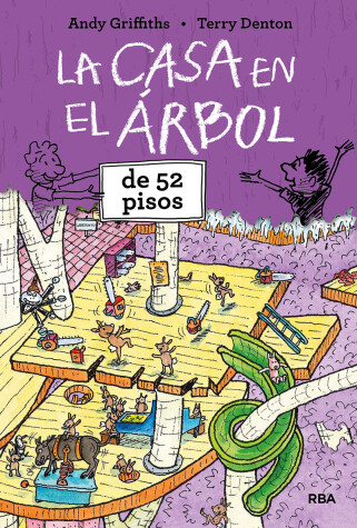 Book cover for La casa en el árbol de 52 pisos / The 52-Story Treehouse: Vegetable Villains!