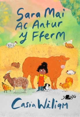 Book cover for Sara Mai ac Antur y Fferm