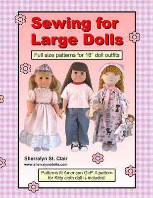 Book cover for Sewing for Large Dolls