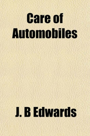 Cover of Care of Automobiles