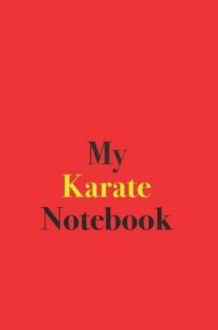 Cover of My Karate Notebook