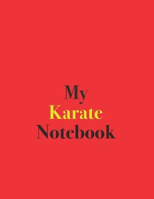 Book cover for My Karate Notebook