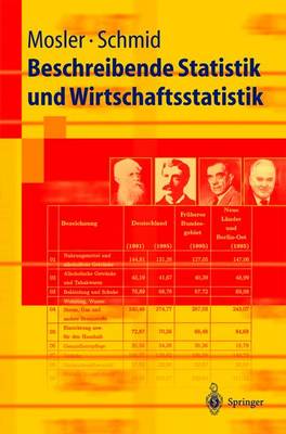 Cover of Beschreibende Statistik Und Wirtschaftsstatistik