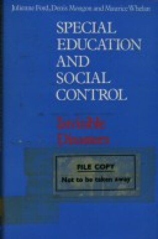 Cover of Special Education and Social Control