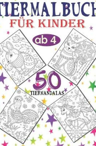 Cover of Tiermalbuch für Kinder ab 4
