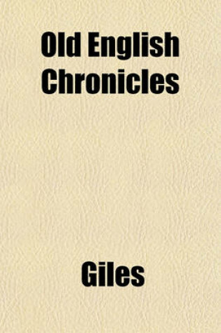 Cover of Old English Chronicles