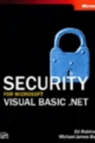 Cover of Security for Microsoft Visual Basic .NET