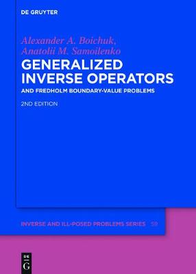 Book cover for Generalized Inverse Operators