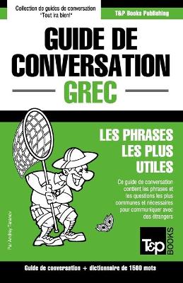Book cover for Guide de conversation Francais-Grec et dictionnaire concis de 1500 mots