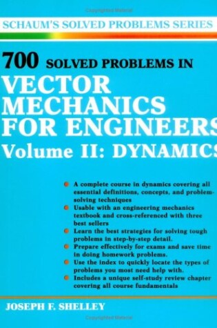 Cover of 800 Solved Problems in Vector Mechanics for Engineers