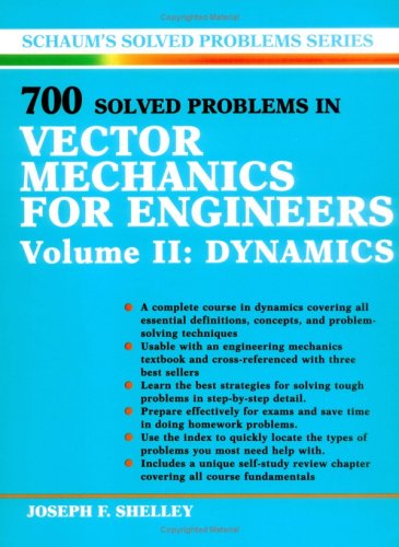 Book cover for 800 Solved Problems in Vector Mechanics for Engineers