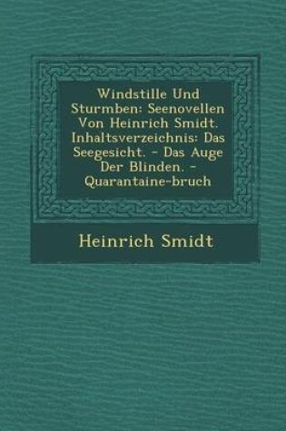 Cover of Windstille Und Sturmb En