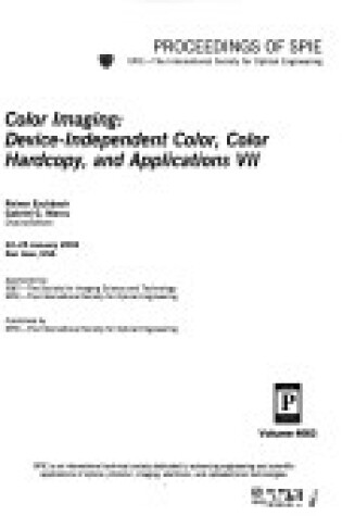 Cover of Color Imaging