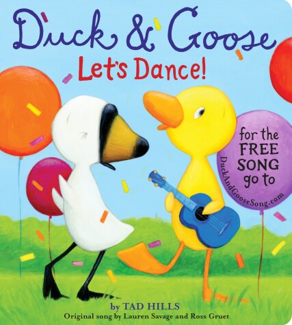 Book cover for Duck & Goose, Let's Dance! (with an original song)