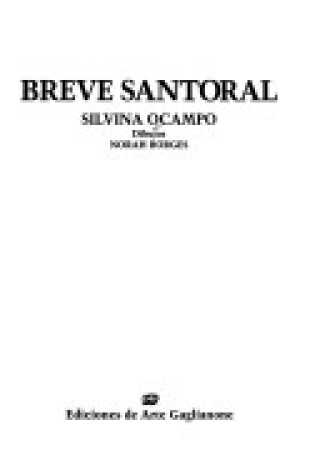 Cover of Breve Santoral