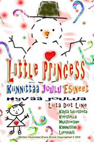 Cover of Little Princess Kiinnittaa joulu Esineet hyvaa joulua LiitaDot Line Kayta tulosteita Koristella Muistoesine Kannustaa Luovuus