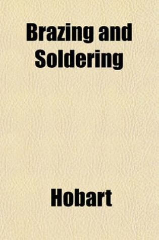 Cover of Brazing and Soldering