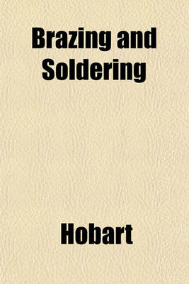 Book cover for Brazing and Soldering