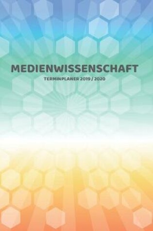 Cover of Medienwissenschaft Terminplaner 2019 2020