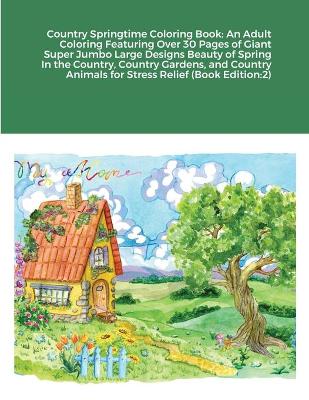 Book cover for Country Springtime Coloring Book