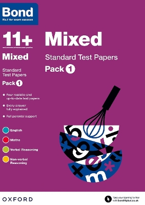 Book cover for Bond 11+: Mixed: Standard Test Papers
