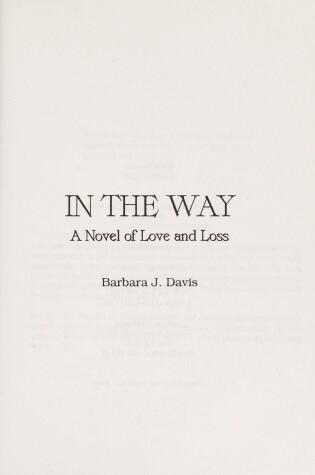 Cover of In the Way