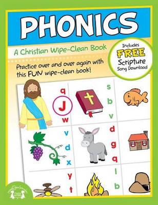 Book cover for Phonics Christian Wipe-Clean Workbook