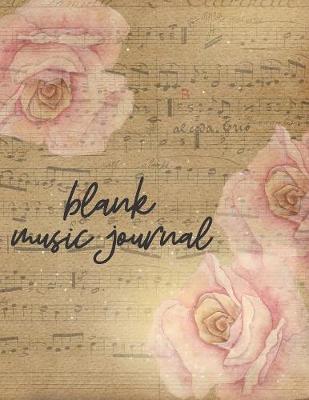 Book cover for Blank Music Journal