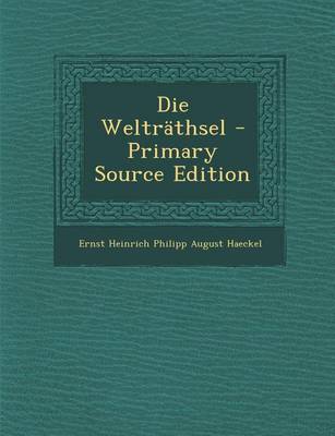 Book cover for Die Weltrathsel