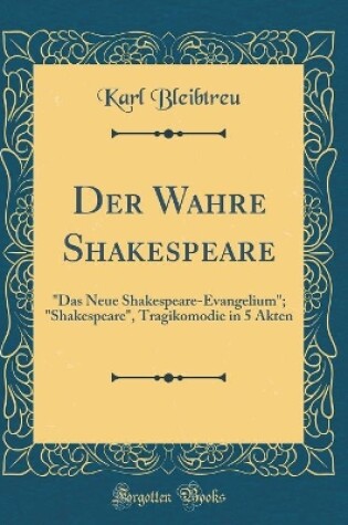 Cover of Der Wahre Shakespeare