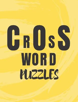 Book cover for crossword puzzles