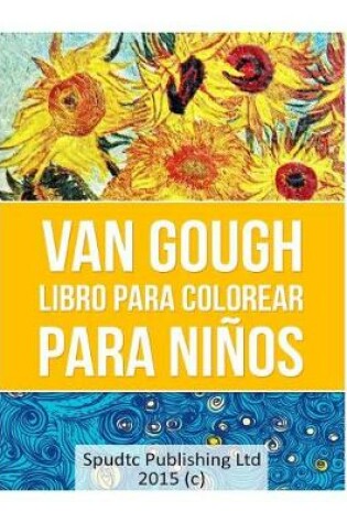 Cover of Van Gough libro Para Colorear para niños