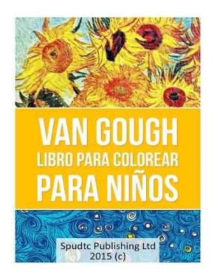 Book cover for Van Gough libro Para Colorear para niños